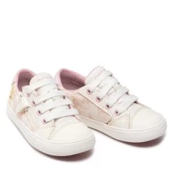 Sneakers Geox J Gisli G.B J024NB 0AW54 C0814 M White/Lt Pink -Sneakers Urbaines Authentiques sneakers geox j gisli g b j024nb 0aw54 c0814 m white lt pink 4