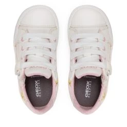Sneakers Geox J Gisli G.B J024NB 0AW54 C0814 M White/Lt Pink -Sneakers Urbaines Authentiques sneakers geox j gisli g b j024nb 0aw54 c0814 m white lt pink 5