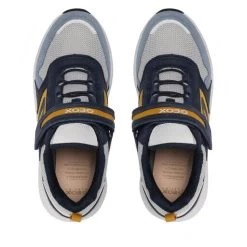 Sneakers Geox J Heevok Boy J16EQA02214C0657 D Navy/Yellow -Sneakers Urbaines Authentiques sneakers geox j heevok boy j16eqa02214c0657 d navy yellow 4