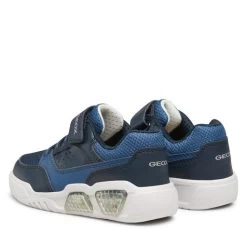 Sneakers Geox J Illuminus Boy J35GVB0BU11C0700 S Navy/Avio -Sneakers Urbaines Authentiques sneakers geox j illuminus boy j35gvb0bu11c0700 s navy avio 2