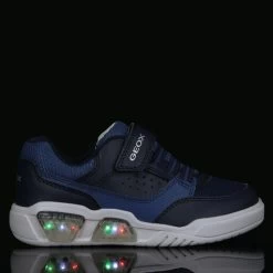 Sneakers Geox J Illuminus Boy J35GVB0BU11C0700 S Navy/Avio -Sneakers Urbaines Authentiques sneakers geox j illuminus boy j35gvb0bu11c0700 s navy avio 5