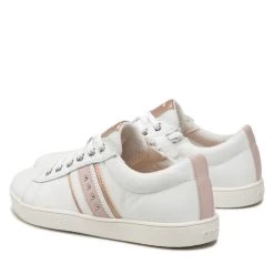 Sneakers Geox J Kathe G. F J16EUF 00085 C1Z8W S White/Lt Rose -Sneakers Urbaines Authentiques sneakers geox j kathe g f j16euf 00085 c1z8w s white lt rose 2