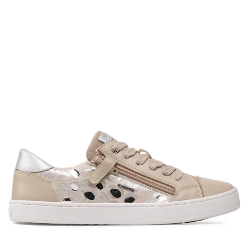 Sneakers Geox J Kilwi G. B J02D5B 007BC C0475 D Beige/Silver 2 Sneakers Geox J Kilwi G. B J02D5B 007BC C0475 D Beige/Silver – Image 2