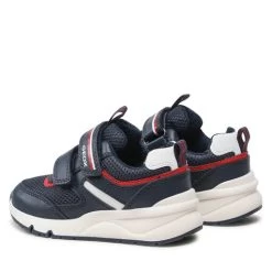 Sneakers Geox J Rooner Boy J35H0B01454C0735 M Navy/Red -Sneakers Urbaines Authentiques sneakers geox j rooner boy j35h0b01454c0735 m navy red 2