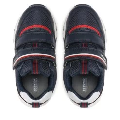 Sneakers Geox J Rooner Boy J35H0B01454C0735 M Navy/Red -Sneakers Urbaines Authentiques sneakers geox j rooner boy j35h0b01454c0735 m navy red 4