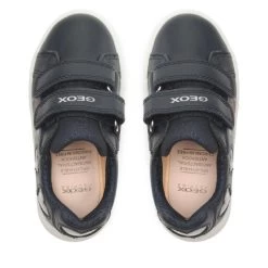 Sneakers Geox J Skylin Girl J358WA054ASC0673 M Navy/Silver -Sneakers Urbaines Authentiques sneakers geox j skylin girl j358wa054asc0673 m navy silver 4