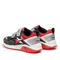 Sneakers Geox J Spaziale B.B J35CQB-014BU C0048 DD Black/Red -Sneakers Urbaines Authentiques sneakers geox j spaziale b b j35cqb 014bu c0048 dd black red 2