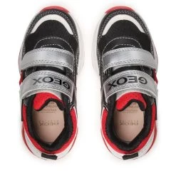 Sneakers Geox J Spaziale B.B J35CQB 014BU C0048 M Black/Red -Sneakers Urbaines Authentiques sneakers geox j spaziale b b j35cqb 014bu c0048 m black red 4