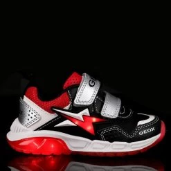 Sneakers Geox J Spaziale B.B J35CQB 014BU C0048 M Black/Red -Sneakers Urbaines Authentiques sneakers geox j spaziale b b j35cqb 014bu c0048 m black red 5