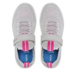 Sneakers Geox J Spherica Girl J26GYB06KBCC1024 D Lt Grey/Fuchsia -Sneakers Urbaines Authentiques sneakers geox j spherica girl j26gyb06kbcc1024 d lt grey fuchsia 4