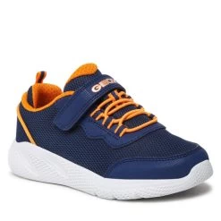 Sneakers Geox J Sprintye B.E J25GBE 07TCE C0659 M Navy/Orange