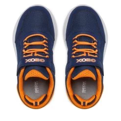 Sneakers Geox J Sprintye B.E J25GBE 07TCE C0659 M Navy/Orange -Sneakers Urbaines Authentiques sneakers geox j sprintye b e j25gbe 07tce c0659 m navy orange 5