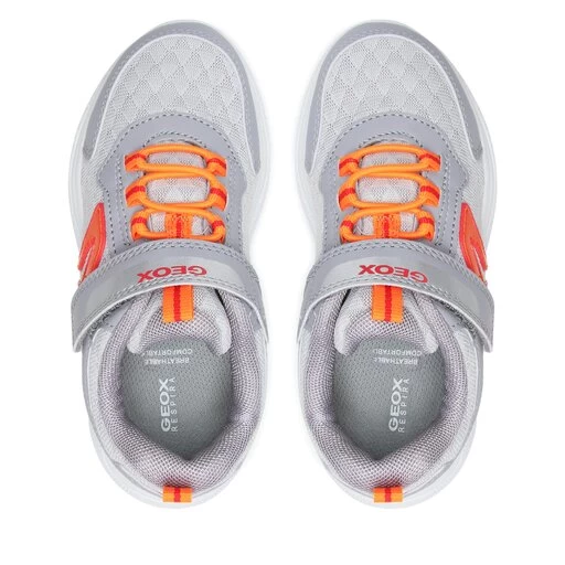 Sneakers Geox J Sprintye Boy J25GBB014CEC0036 S Grey/Orange 5 Sneakers Geox J Sprintye Boy J25GBB014CEC0036 S Grey/Orange – Image 5