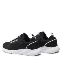 Sneakers Geox J Sprintye Boy J25GBE07TCEC0127 S Black/White -Sneakers Urbaines Authentiques sneakers geox j sprintye boy j25gbe07tcec0127 s black white 2