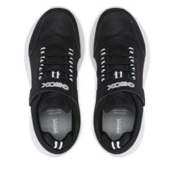 Sneakers Geox J Sprintye Boy J25GBE07TCEC0127 S Black/White -Sneakers Urbaines Authentiques sneakers geox j sprintye boy j25gbe07tcec0127 s black white 4