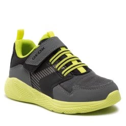Sneakers Geox J Sprintye J26GBA 0CEFU C1267 S Dk Grey/Lime