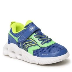 Sneakers Geox J Wroom B. B J25GAB 014CE C4344 S Royal/Lime