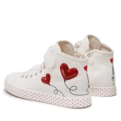 Sneakers Geox Jr Ciak Girl J3504H01054C0050 S White/Red -Sneakers Urbaines Authentiques sneakers geox jr ciak girl j3504h01054c0050 s white red 2