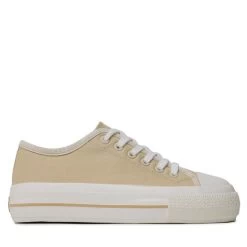 Sneakers Guess Emma FL6EMM FAB12 BEIGE -Sneakers Urbaines Authentiques sneakers guess emma fl6emm fab12 beige 1