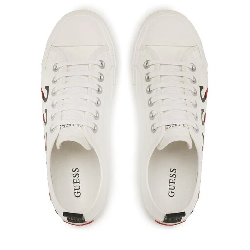 Sneakers Guess New Winners Low FM6NWL FAB12 WHITE 5 Sneakers Guess New Winners Low FM6NWL FAB12 WHITE – Image 5
