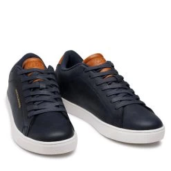 Jack & Jones Sneakers Jack&Jones Jfwboss 12203642 Navy Blazer -Sneakers Urbaines Authentiques sneakers jack jones jfwboss 12203642 navy blazer 4