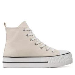 Sneakers Jenny Fairy WSS20468-01 Beige -Sneakers Urbaines Authentiques sneakers jenny fairy wss20468 01 beige 3