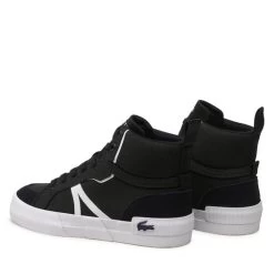 Sneakers Lacoste L004 Mid 222 2 Sfa 744SFA0031312 Blk/Wht -Sneakers Urbaines Authentiques sneakers lacoste l004 mid 222 2 sfa 744sfa0031312 blk wht 2