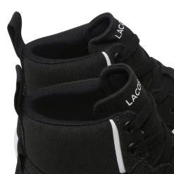 Sneakers Lacoste L004 Mid 222 2 Sfa 744SFA0031312 Blk/Wht -Sneakers Urbaines Authentiques sneakers lacoste l004 mid 222 2 sfa 744sfa0031312 blk wht 4