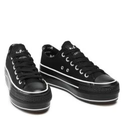 Sneakers Lee Cooper LCW-22-31-0843LA Black -Sneakers Urbaines Authentiques sneakers lee cooper lcw 22 31 0843la black 4