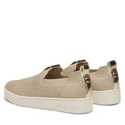 Sneakers MICHAEL Michael Kors Juno Knit Slip On 43R3JUFSAM Pale Gold -Sneakers Urbaines Authentiques sneakers michael michael kors juno knit slip on 43r3jufsam pale gold 2