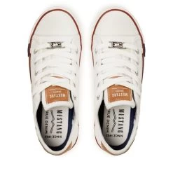Sneakers Mustang 5803-319-1 Weiss -Sneakers Urbaines Authentiques sneakers mustang 5803 319 1 weiss 4