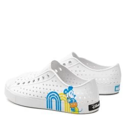 Sneakers Native Jefferson Print 11112001-1914 Blanc Coquille/Blanc Coquille/Mickey Positif -Sneakers Urbaines Authentiques sneakers native jefferson print 11112001 1914 blanc coquille blanc coquille mickey positif 2