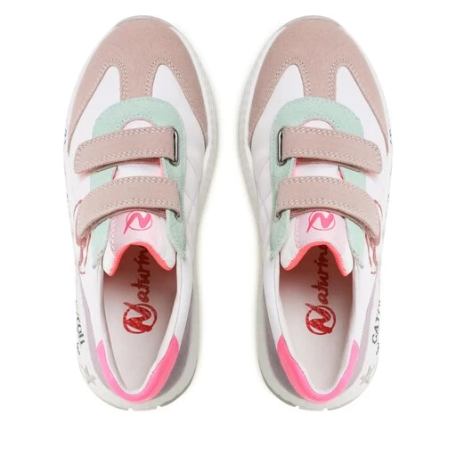 Sneakers Naturino Naturino Jesko Vl. 0012015885.20.1M18 D Cipria/White/Lavender 5 Sneakers Naturino Naturino Jesko Vl. 0012015885.20.1M18 D Cipria/White/Lavender – Image 5