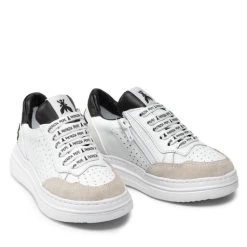 Sneakers Patrizia Pepe PJ112.01 M Bianco/Nero -Sneakers Urbaines Authentiques sneakers patrizia pepe pj112 01 m bianco nero 4