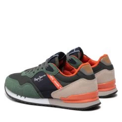 Sneakers Pepe Jeans London One Basic B PBS30540 Khaki Green 765 -Sneakers Urbaines Authentiques sneakers pepe jeans london one basic b pbs30540 khaki green 765 2