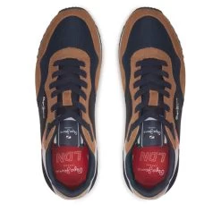 Sneakers Pepe Jeans London One Basic PMS30871 Cognac 879 -Sneakers Urbaines Authentiques sneakers pepe jeans london one basic pms30871 cognac 879 4