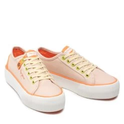 Sneakers Pepe Jeans Ottis W Bass PLS31299 Pale Pink 300 -Sneakers Urbaines Authentiques sneakers pepe jeans ottis w bass pls31299 pale pink 300 4