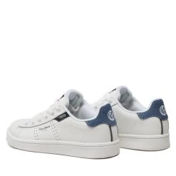 Sneakers Pepe Jeans Player Basic B Jeans PBS30545 White 800 -Sneakers Urbaines Authentiques sneakers pepe jeans player basic b jeans pbs30545 white 800 2