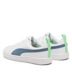 Sneakers Puma Rickie Jr 384311 14 White/Deep Dive/Summer Green -Sneakers Urbaines Authentiques sneakers puma rickie jr 384311 14 white deep dive summer green 2