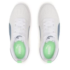 Sneakers Puma Rickie Jr 384311 14 White/Deep Dive/Summer Green -Sneakers Urbaines Authentiques sneakers puma rickie jr 384311 14 white deep dive summer green 4