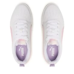 Sneakers Puma Rickie Jr 384311 15 White/Pearl Pink/Vivi Violet -Sneakers Urbaines Authentiques sneakers puma rickie jr 384311 15 white pearl pink vivi violet 4