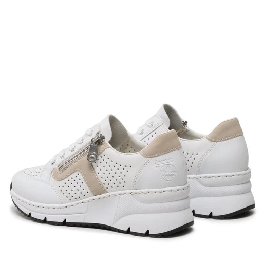 Sneakers Rieker N6304-80 Weiss Kombi 3 Sneakers Rieker N6304-80 Weiss Kombi – Image 3