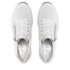 Sneakers Rieker N6304-80 Weiss Kombi 9 Sneakers Rieker N6304-80 Weiss Kombi -Sneakers Urbaines Authentiques sneakers rieker n6304 80 weiss kombi 4