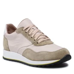 Sneakers Ryłko D1RM2 Oliwkowy/Krem/Biały 1RZ