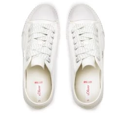 Sneakers S.Oliver 5-23620-20 White 100 -Sneakers Urbaines Authentiques sneakers s oliver 5 23620 20 white 100 4