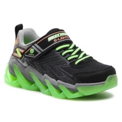 Sneakers Skechers S Lights 400130L/BKLM Black/Lime
