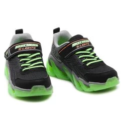 Sneakers Skechers S Lights 400130L/BKLM Black/Lime -Sneakers Urbaines Authentiques sneakers skechers s lights 400130l bklm black lime 4