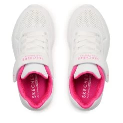 Sneakers Skechers Uno Lite 310451L/WHP White/H.Pink -Sneakers Urbaines Authentiques sneakers skechers uno lite 310451l whp white h pink 4