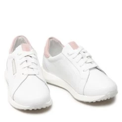 Sneakers Solo Femme D0102-01-N01/N04-03-00 Biały/Pudrowy Róż -Sneakers Urbaines Authentiques sneakers solo femme d0102 01 n01 n04 03 00 bialy pudrowy roz 4