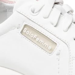 Sneakers Solo Femme D0102-01-N01/N04-03-00 Biały/Pudrowy Róż -Sneakers Urbaines Authentiques sneakers solo femme d0102 01 n01 n04 03 00 bialy pudrowy roz 5